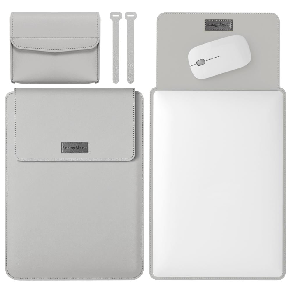 Lightweight 4-in-1 Leather Laptop Bag - 13 / 14 Inches Portable - Pink