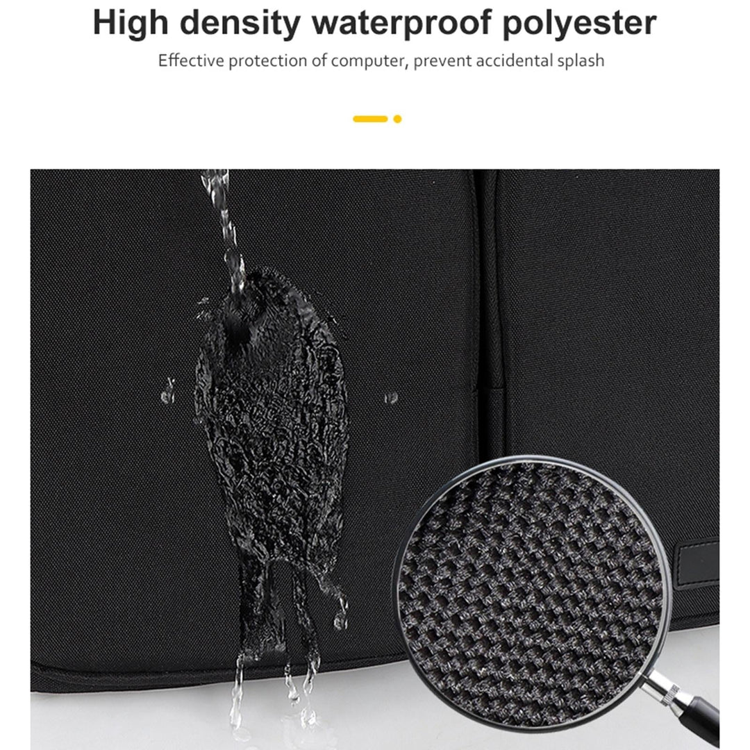 Thickened Polyester Laptop Bag - Fits 14.1-15.4 Inch Devices - Black