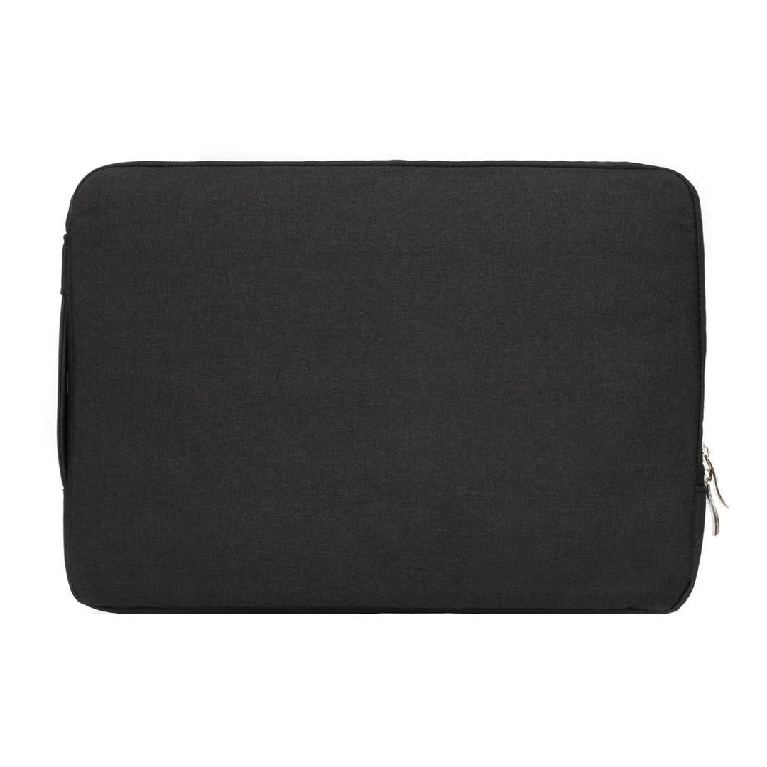 Universal Denim Laptop Bag for 15.4 Inch Notebooks - Fits Macbook Air / Pro - Portable & Stylish - 39.2x28.5x2cm - Black