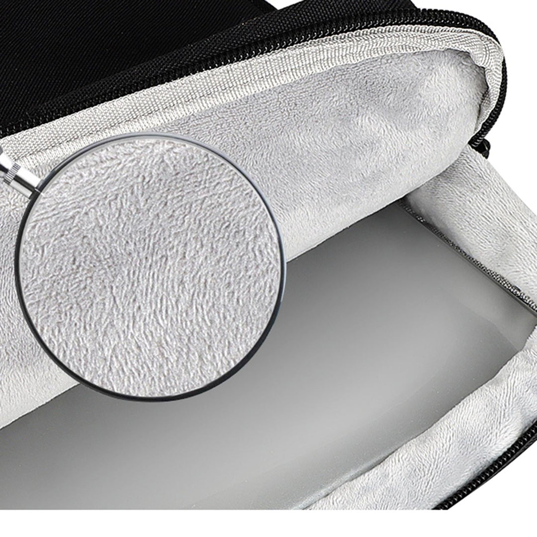 Thickened Polyester Laptop Bag - Fits 14.1-15.4 Inch Devices - Silver Gray