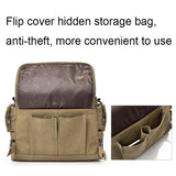 Waterproof Outdoor Laptop Bag Single Shoulder - Mysterious Black