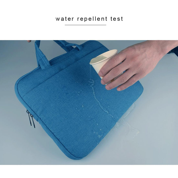 Portable Oxford Cloth Laptop Bag for 12 Devices - Multiple Pockets - Pink