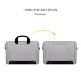 Waterproof Oxford Cloth Laptop Bag with Concealed Handle & Luggage Tie Rod - Pink
