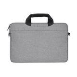 Stylish Zipper Laptop Bag with Shoulder Strap - Durable & Breathable - Dark Gray