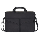Stylish Zipper Laptop Bag with Shoulder Strap - Durable & Breathable - Dark Gray