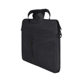 Stylish Zipper Laptop Bag with Shoulder Strap - Durable & Breathable - Dark Gray