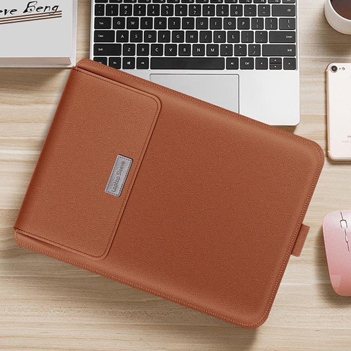 Universal Waterproof Laptop Bag Set With Handle Stand Pen Holder Winders Mouse & Charger Bags - Grey