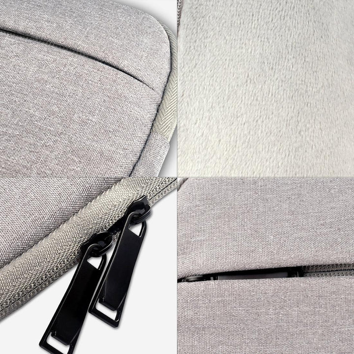 Portable Oxford Cloth Laptop Bag For 12 Macbook And Tablets - Grey