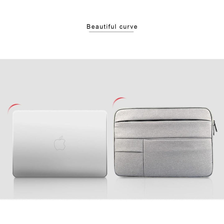 Portable Oxford Cloth Laptop Bag For 13.3 Devices - Universal Fit - Grey