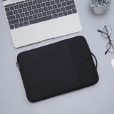 Universal Denim Laptop Bag for 15.4 Inch Notebooks - Fits Macbook Air / Pro - Portable & Stylish - 39.2x28.5x2cm - Grey