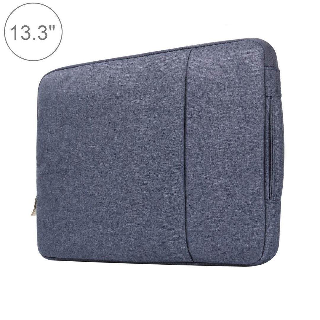 Universal Denim Laptop Bag for 13.3 Notebooks - Fits Macbook Air / Pro - Portable & Stylish - 35.5x26.5x2cm - Blue