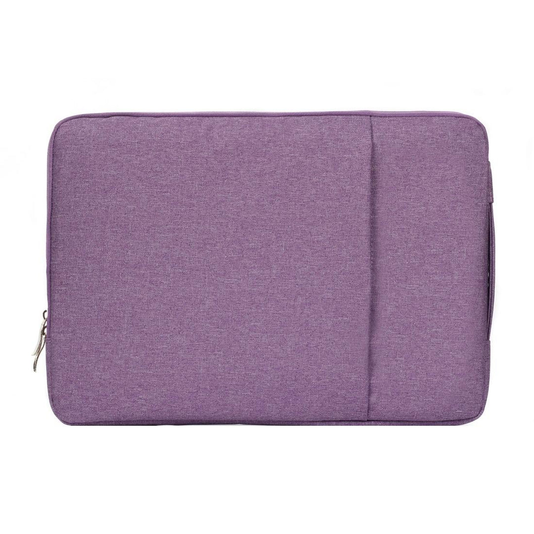 Universal Denim Laptop Bag for 13.3 Notebooks - Fits Macbook Air / Pro - Portable & Stylish - 35.5x26.5x2cm - Purple
