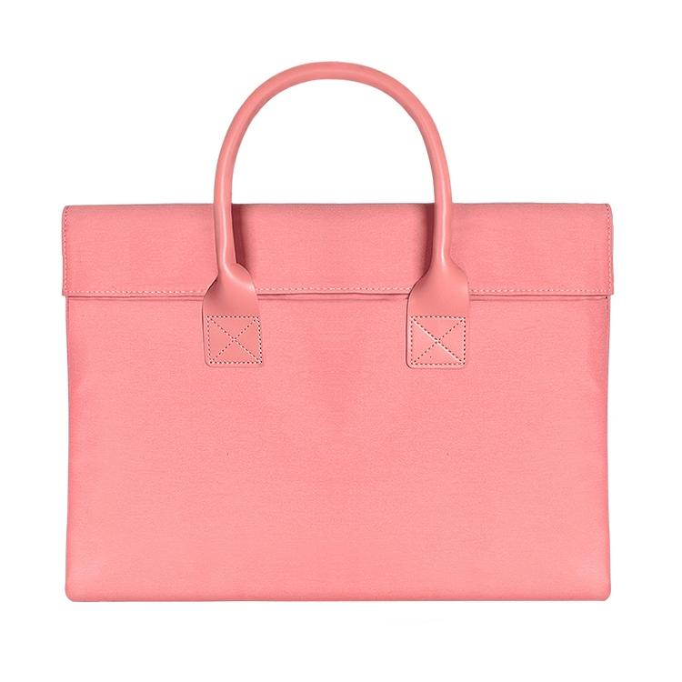 Universal 15.4 Soft Handle Laptop Bag for Macbook Samsung Sony Dell Alienware Chuwi Asus Hp - Portable & Wearable - Navy Blue