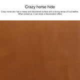 Premium Leather Business Laptop Bag With Zipper - Universal Fit - Brown