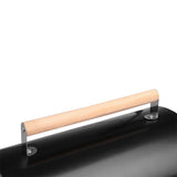 Stainless Steel BBQ Barrel Charcoal Smoker Portable Foldable Barbecue Camping Black