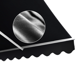 Motorised Retractable Folding Arm Awning 5x3m Black Outdoor Shade | King of Knives e-store