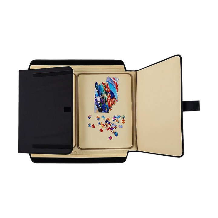 Portable Jigsaw 1000 Pieces Board Puzzle Storage Carry Safe Case Carrier