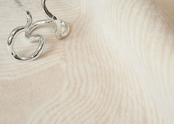 White Imitation Cashmere Rug 160cm＊240cm