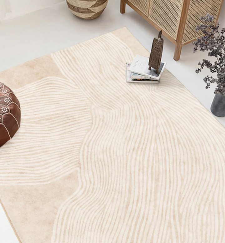 White Imitation Cashmere Rug 160cm＊240cm