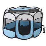 Portable Pet Playpen with Oxford Cloth, Foldable Octagon Dog & Cat Tent, Indoor & Outdoor Use  size 74*74*43cm