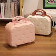 Sky Blue 14-inch Mini Handheld Luggage Case - Stylish Makeup and Storage Box with ABS Shell