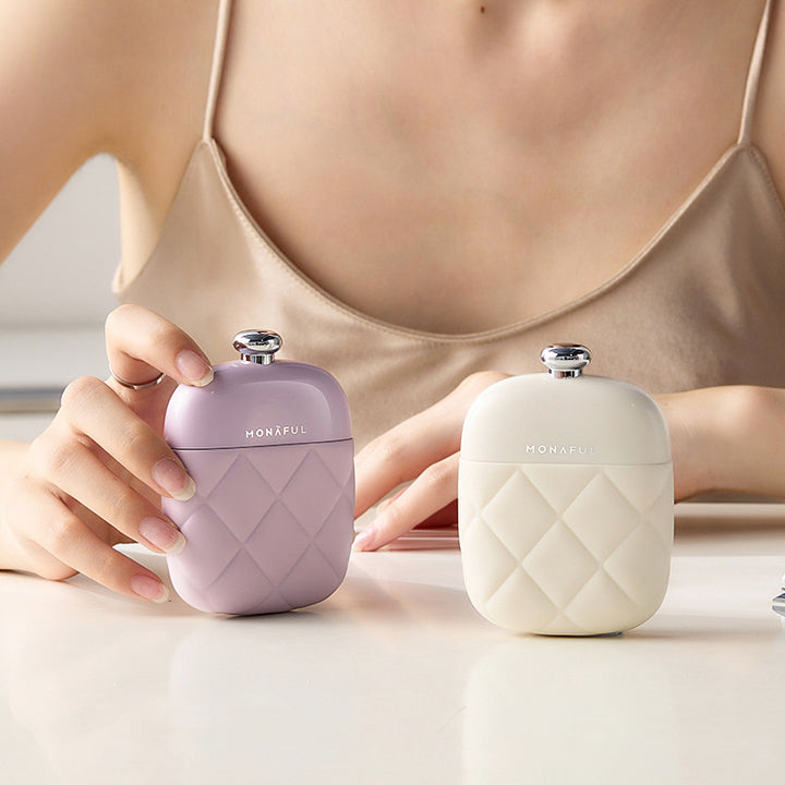 2 Pcs Apricot Portable Nail Care Kit - Compact Manicure Set with Nail Clippers, Tweezers, and Nail File - Stylish Storage Case