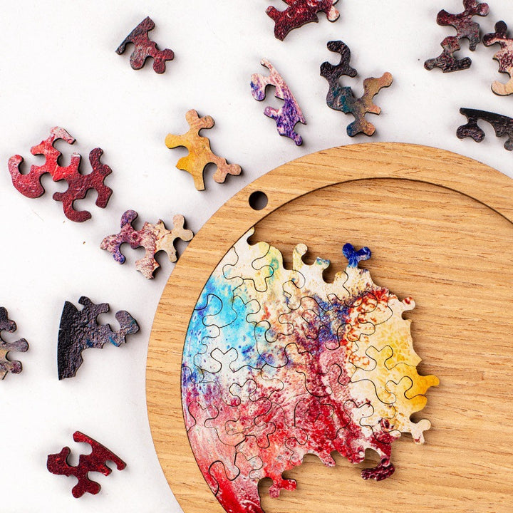 Pluto Wooden Puzzle - 59 Piece Solar System Jigsaw