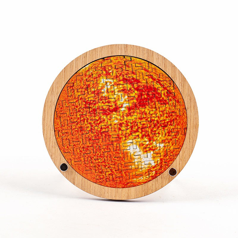 Little Sun Wooden Jigsaw Puzzle - 59 Piece Solar System Jigsaw Puzzle