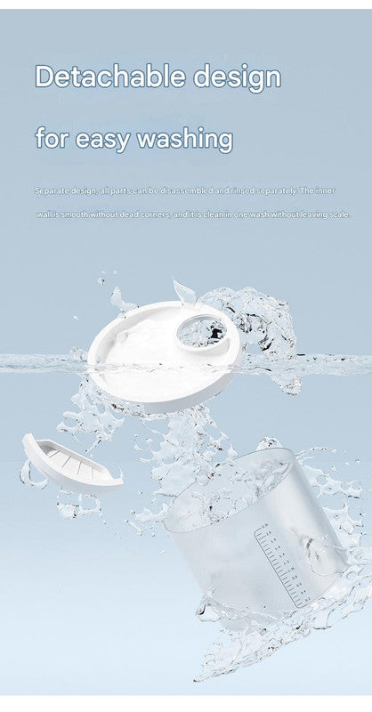 Orange Wireless Automatic Pet Water Fountain - 2.2L Motion Sensor Dispenser