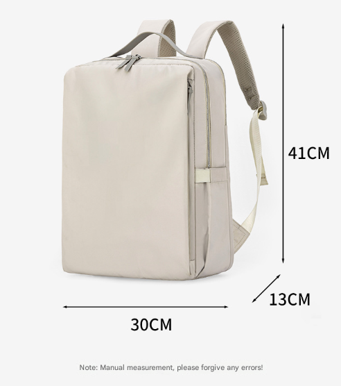 Pink Slim Minimalist Laptop Backpack - Shockproof & Anti-Theft Design, Travel-Friendly with Luggage Strap, Water-Resistant