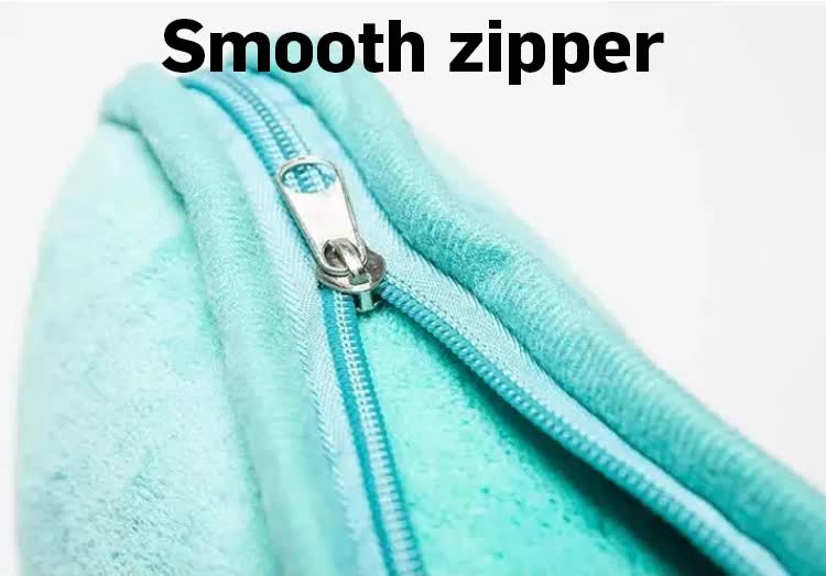 Pink 2-in-1 Plush Travel Blanket & Pillow Set - Soft Flannel with Luggage Strap & Carabiner (50x60in)