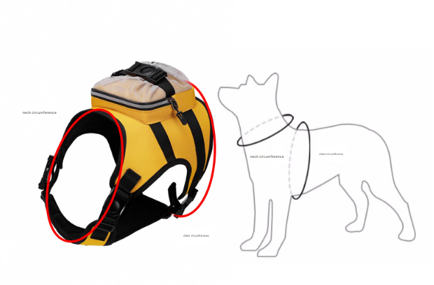 Size S Black and Pink Ultimate Dog Harness Vest with Backpack - Padded, Reflective & Adjustable for Medium Sized Dogs