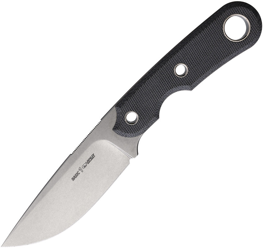Viper Basic1 Fixed Blade Black Mic