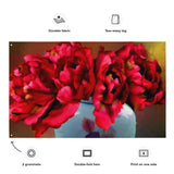 Red Flowers Painting Wall Hanging-1