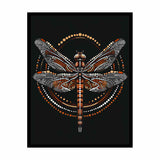 Dragon  Style of Aboriginal Dot Painting-4