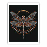 Dragon  Style of Aboriginal Dot Painting-8