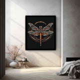 Dragon  Style of Aboriginal Dot Painting-1