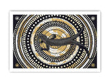 Lizard  Style of Aboriginal Dot Painting-8