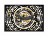 Lizard  Style of Aboriginal Dot Painting-4