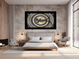 Lizard  Style of Aboriginal Dot Painting-1