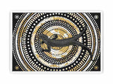 Lizard  Style of Aboriginal Dot Painting-5