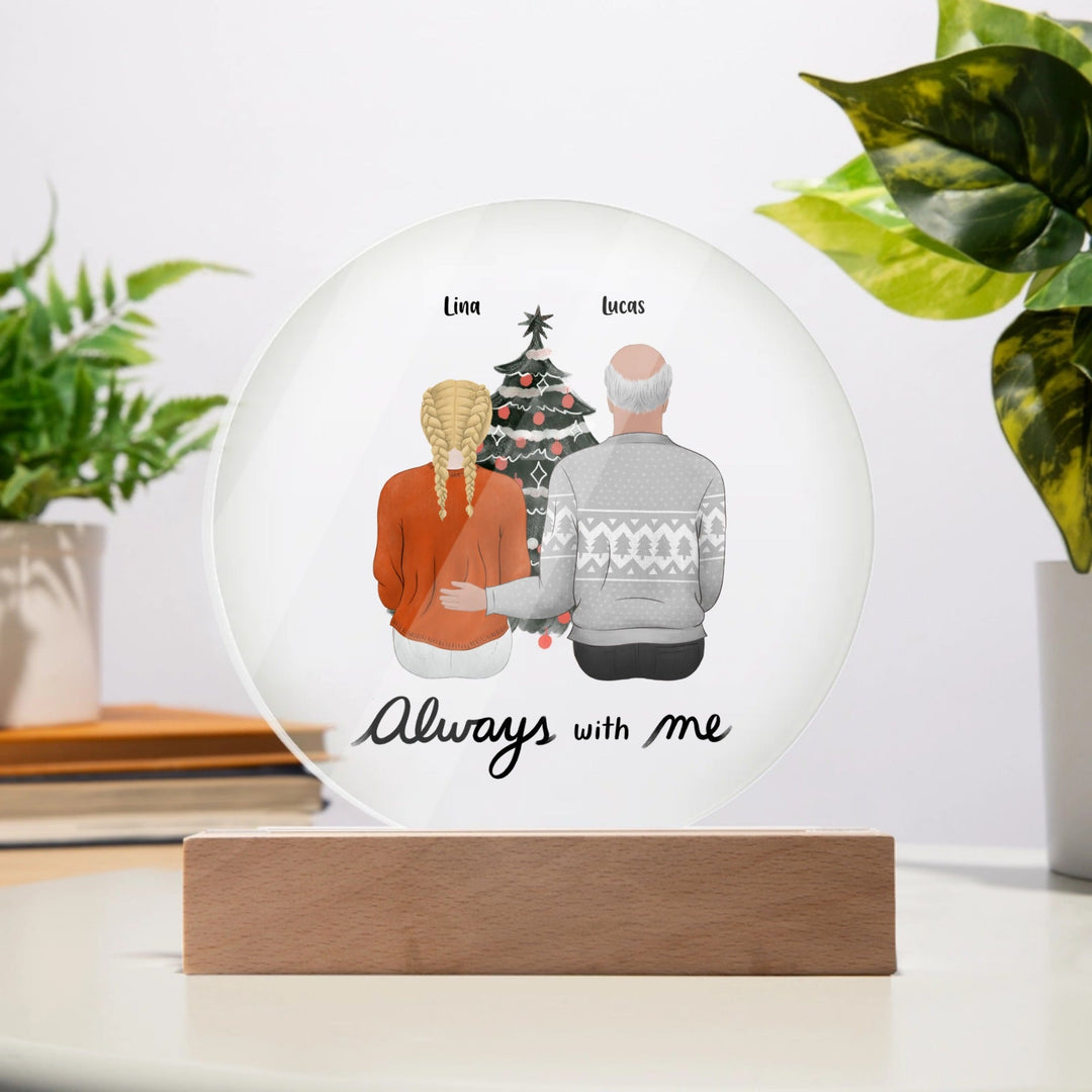 Personalised Circle Acrylic Plaque