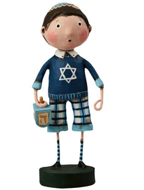 David's Dreidel Hanukkah Figurine by Lori Mitchell-0