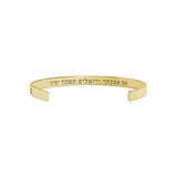 Order Israel 18K Gold Plated "Am Israel Chai" Star of David Cuff Bracelet-2