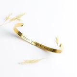 Order Israel 18K Gold Plated "Am Israel Chai" Star of David Cuff Bracelet-3