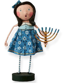 Nora's Menorah Hanukkah Figurine by Lori Mitchell-0