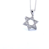 Order Israel 925 Sterling Silver Star of David Necklace-3