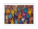 Aboriginal Hands Canvas Art Print-8