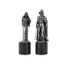 Royal Selangor Chess pieces - Sidious/King & Vader/Queen Chess Piece Pair - Star Wars Range