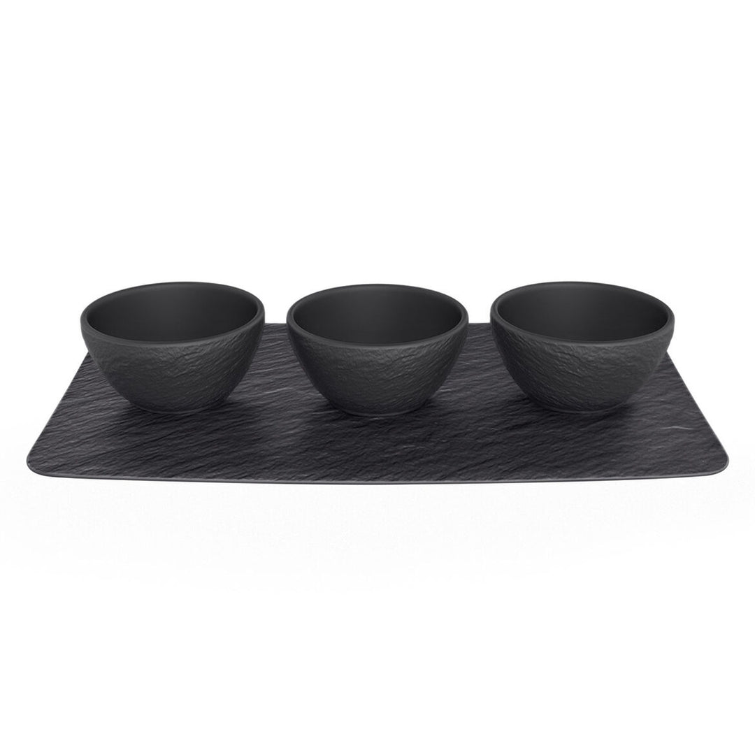 Villeroy and Boch Manufac. Rock Dip bowl Set 4pcs